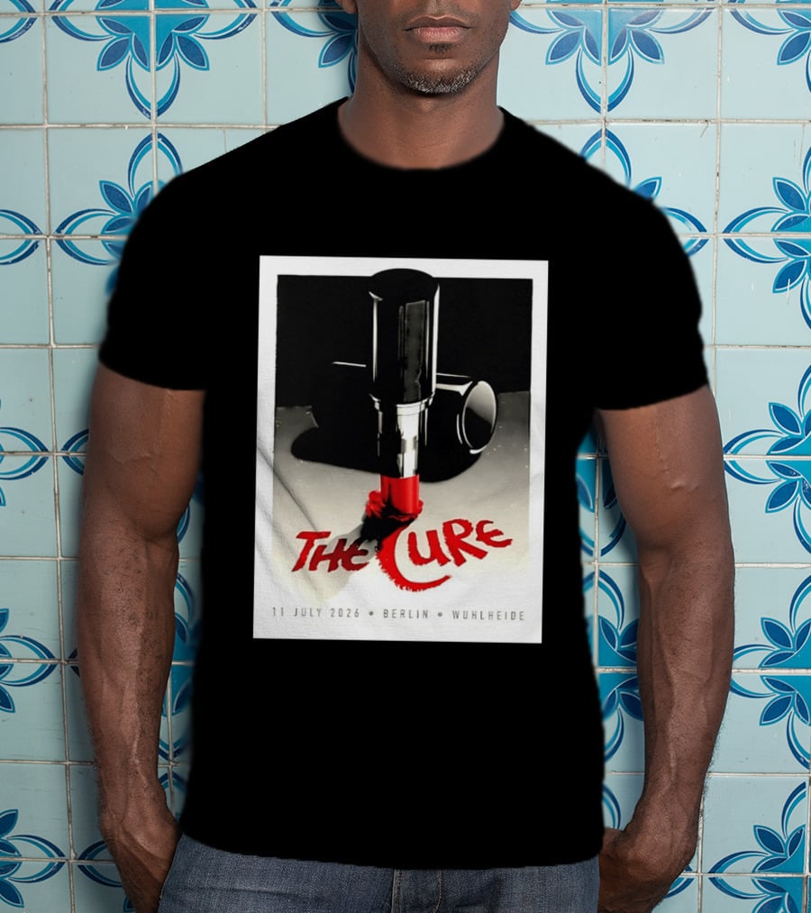 The Cure Berlin Concert 11 July 2026 Wuhlheide Lipstick T-Shirt