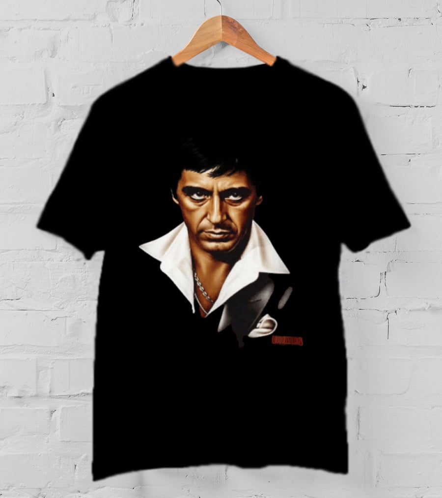 The World Is Yours Tony Montana Scarface 2 Sided T-Shirt