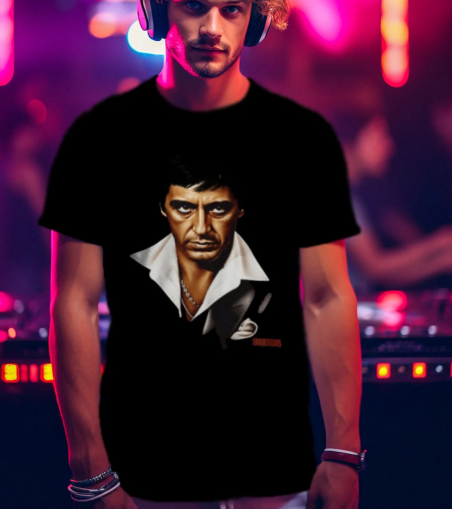 The World Is Yours Tony Montana Scarface 2 Sided T-Shirt