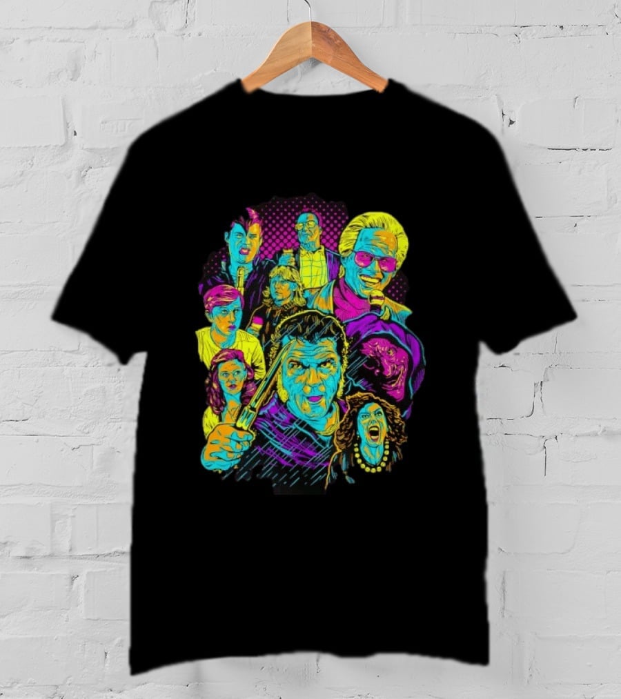 Twin Peaks Cast Neon Pop David Lynch T-Shirt