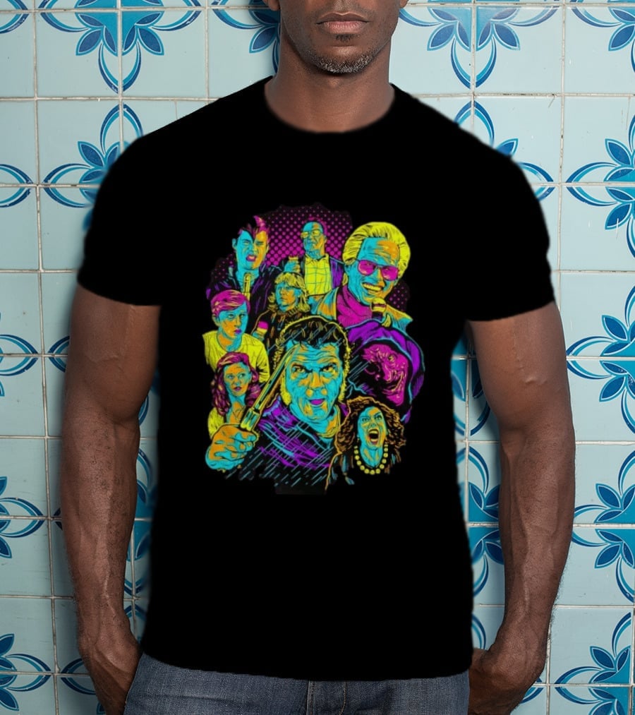 Twin Peaks Cast Neon Pop David Lynch T-Shirt