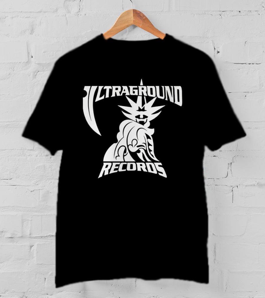 Ultraground Records Statue Of Liberty Inspired Music Label T-Shirt