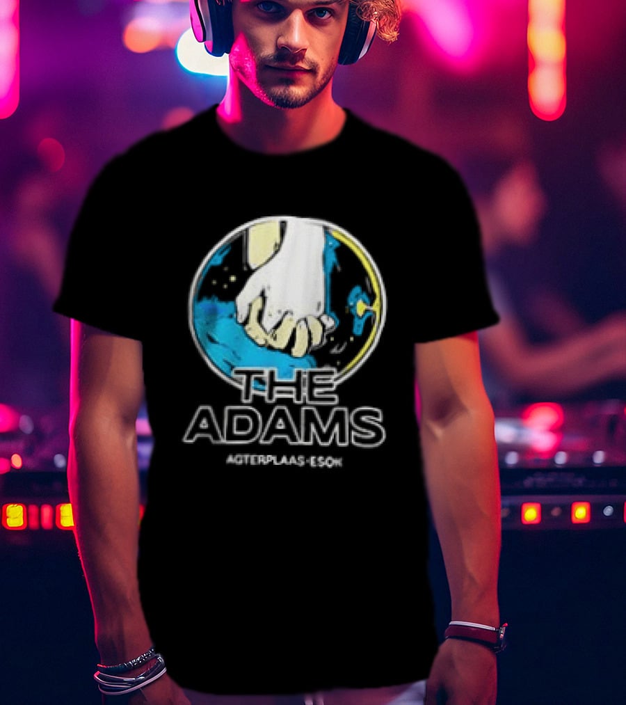 The Adams Agterplaas Esok Cosmic Handshake Global Unity T-Shirt