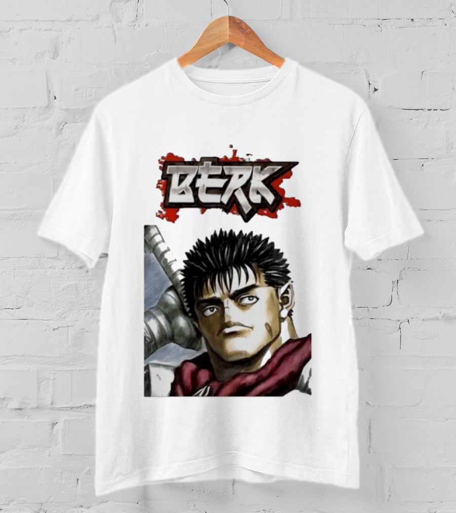 Berk Berserk Manga Guts Style Warrior T-Shirt