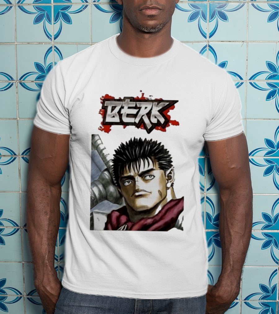 Berk Berserk Manga Guts Style Warrior T-Shirt