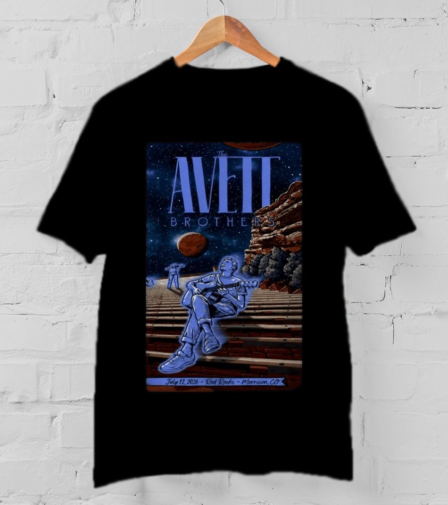 The Avett Brothers Red Rocks July 12 2026 Morrison CO Concert T-Shirt