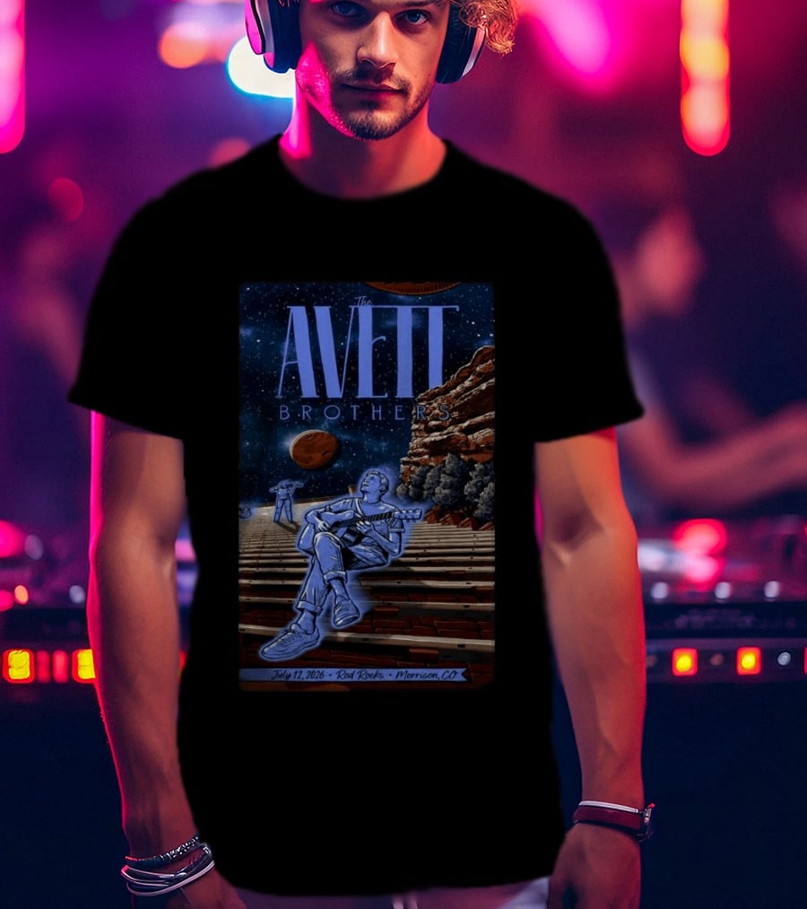 The Avett Brothers Red Rocks July 12 2026 Morrison CO Concert T-Shirt