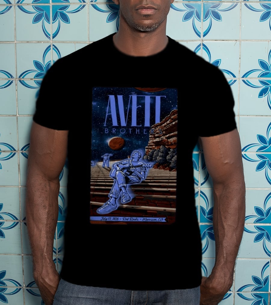 The Avett Brothers Red Rocks July 12 2026 Morrison CO Concert T-Shirt