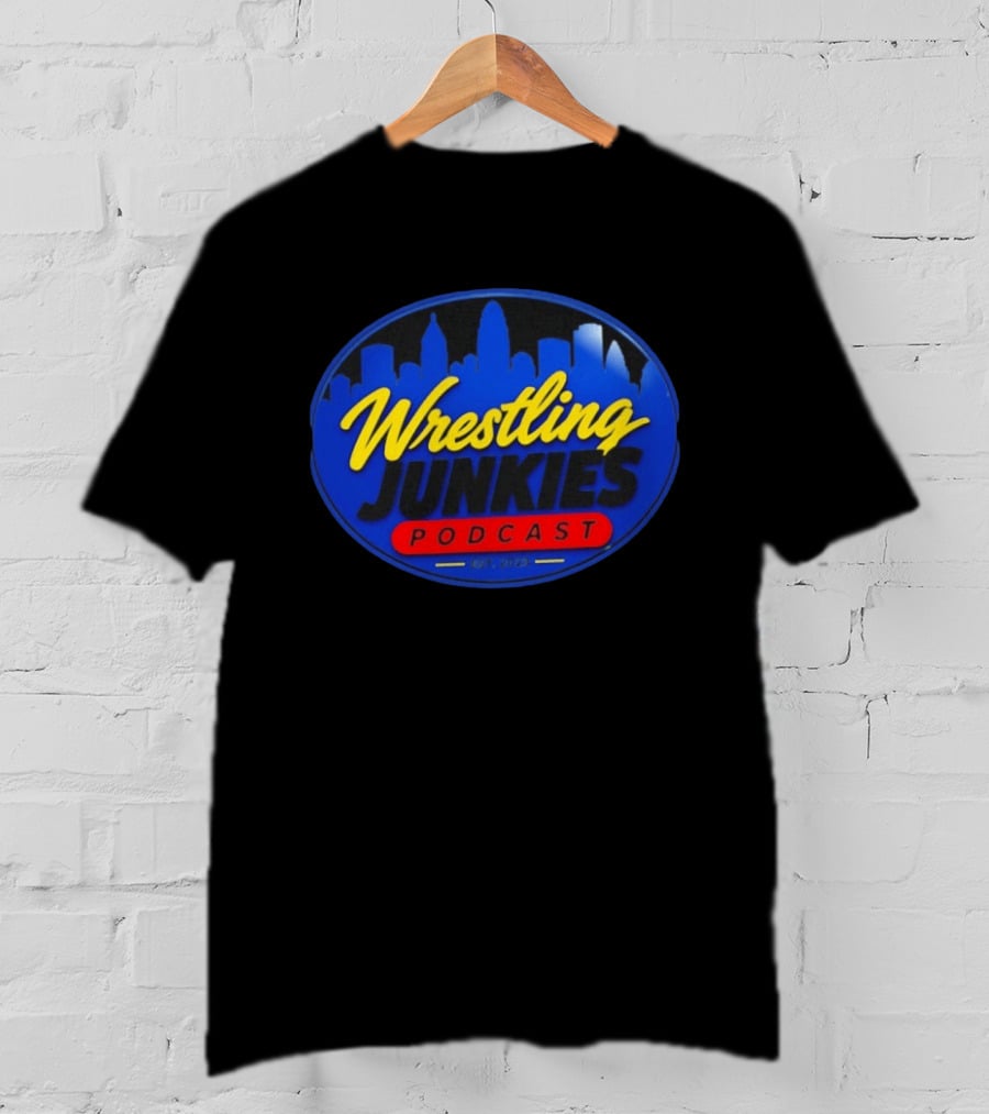 Wrestling Junkies Podcast Est 2023 Skyline T-Shirt