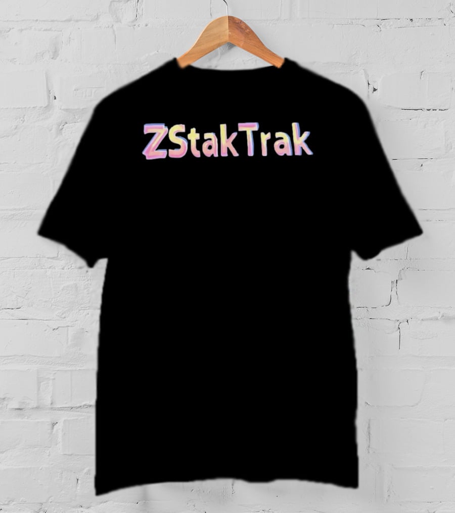 ZStakTrak Pastel Gradient Lettering T-Shirt