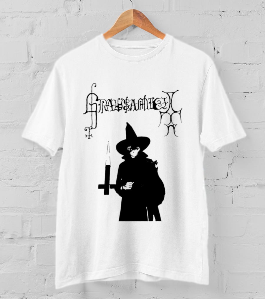 Gravsaamuel Witch Iconic Gothic Anime Dark Aesthetic T-Shirt