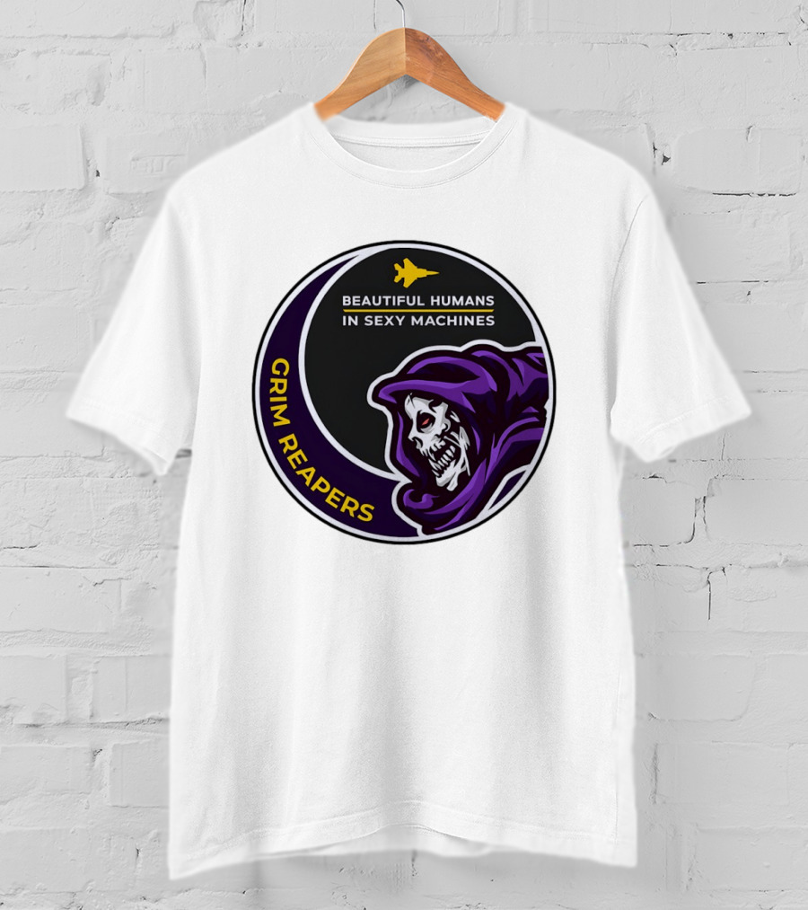 Grim Reapers Beautiful Humans In Sexy Machines Jet Pilot T-Shirt