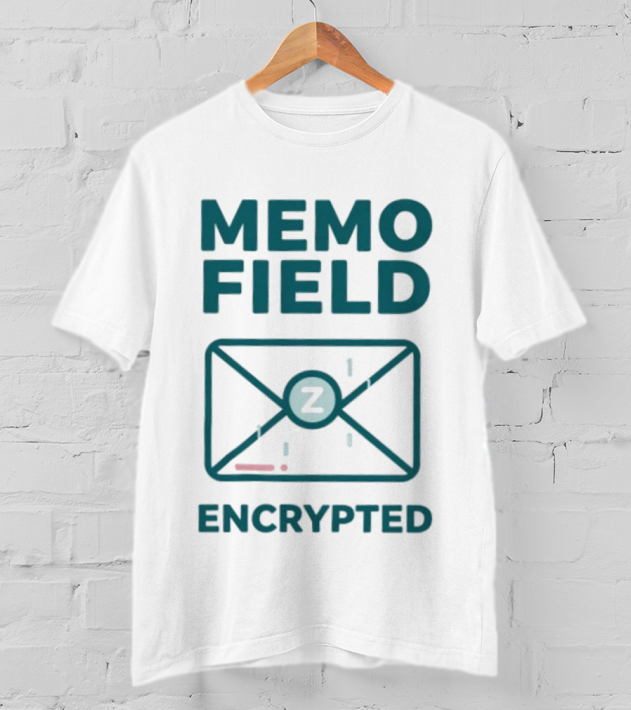 Memo Field Encrypted Z Data Security Protection T-Shirt