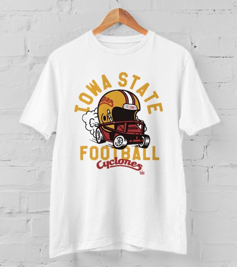 Iowa State Cyclones Helmet Football Team Fan Gear T-Shirt