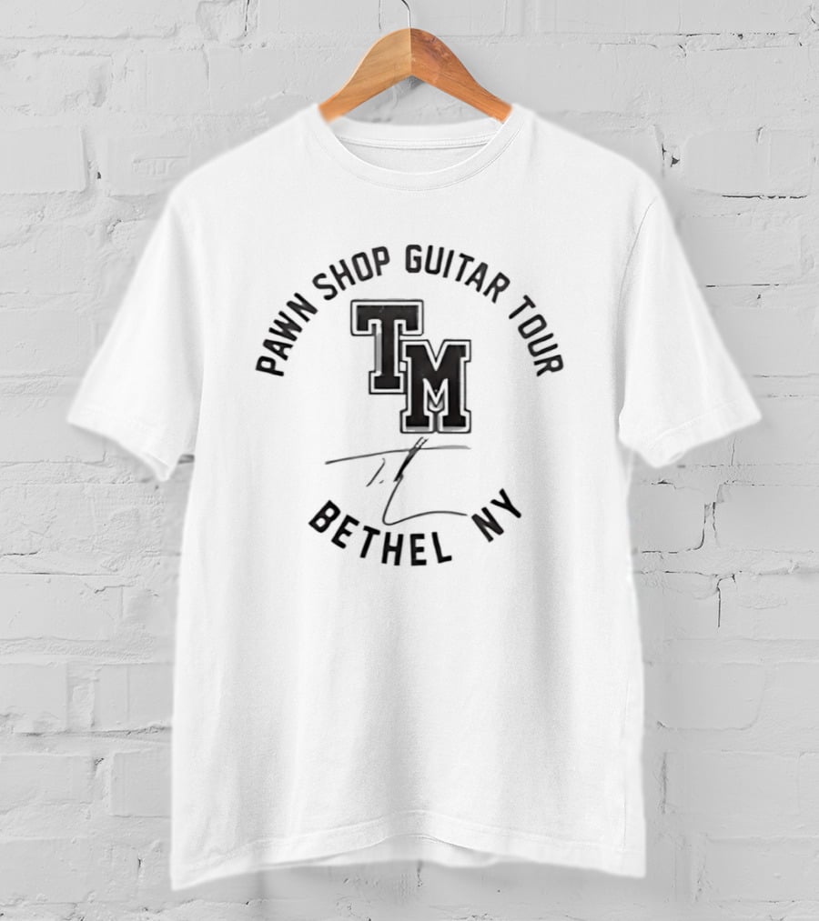 Pawn Shop Guitar Tour TM Bethel NY T-Shirt