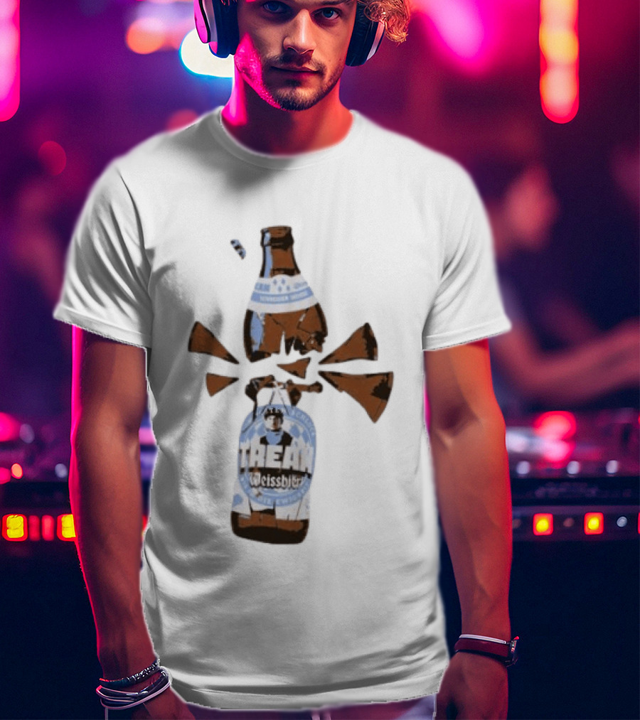 Tream Weissbier Vom Ersten Schluck Bis In Die Ewigkeit Schneider Weisse Exploding Beer Bottle T-Shirt