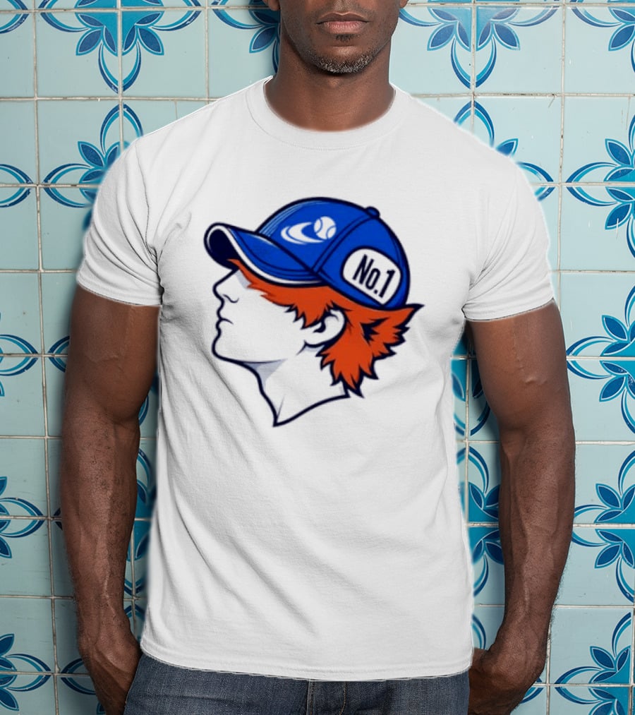 Jannik Sinner No 1 Fox Tennis ATP Player Iconic Cap T-Shirt