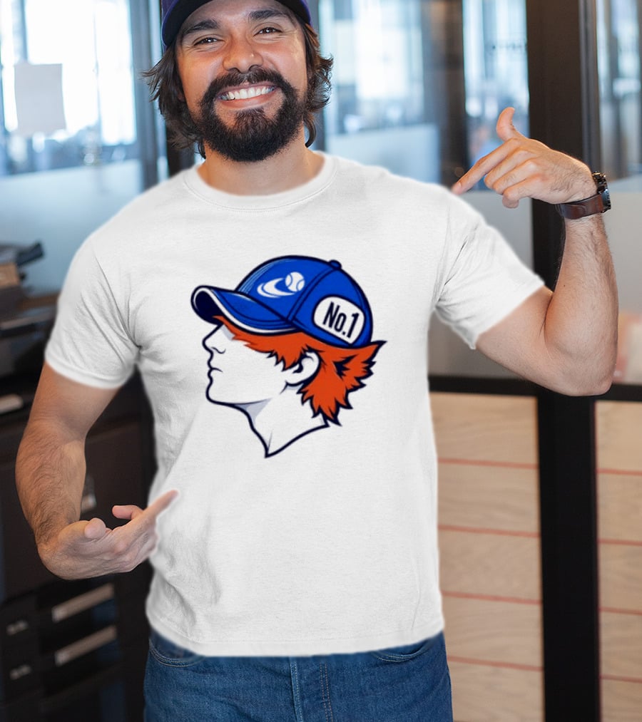 Jannik Sinner No 1 Fox Tennis ATP Player Iconic Cap T-Shirt
