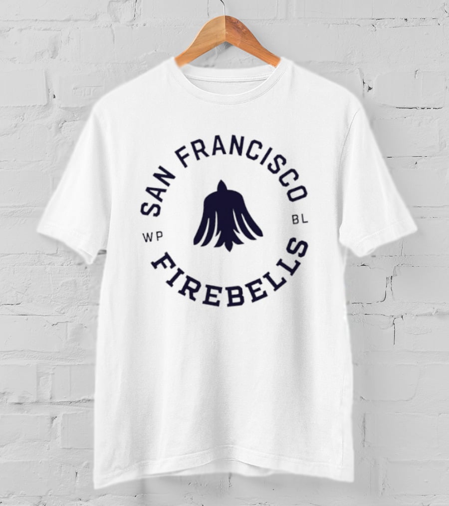 San Francisco Firebells WPBL Baseball T-Shirt