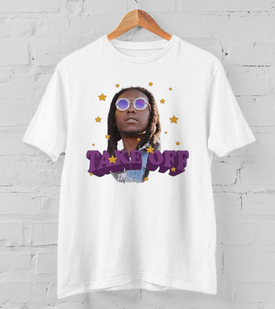 Take Off Girls Are Drugs Purple Stars T-Shirt