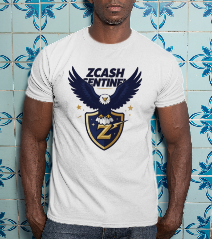 Zcash Sentinel Eagle Shield Cryptocurrency Z T-Shirt