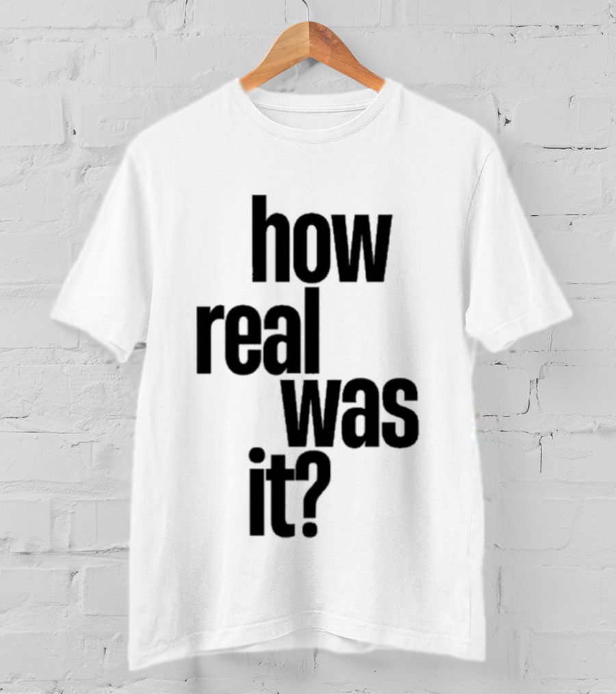 Asha Banks UK How Real Was It T-Shirt