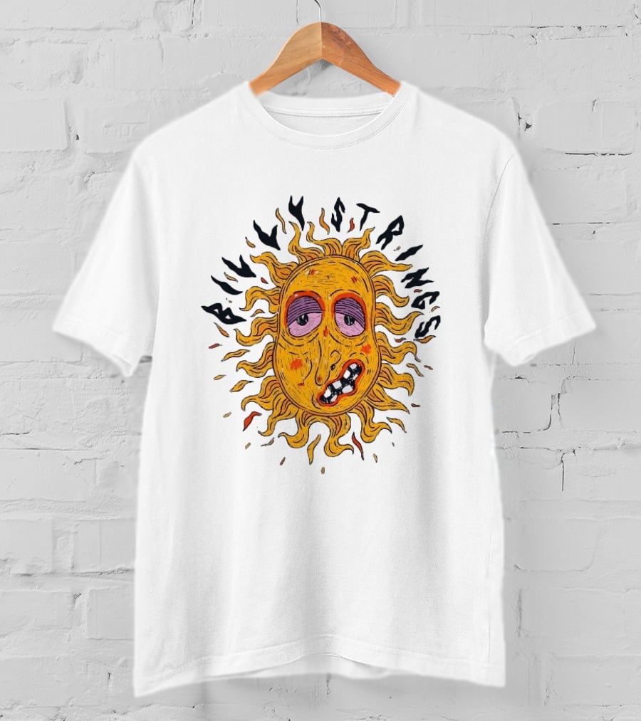 Billy Strings Sun Face Psychedelic Sunburst T-Shirt