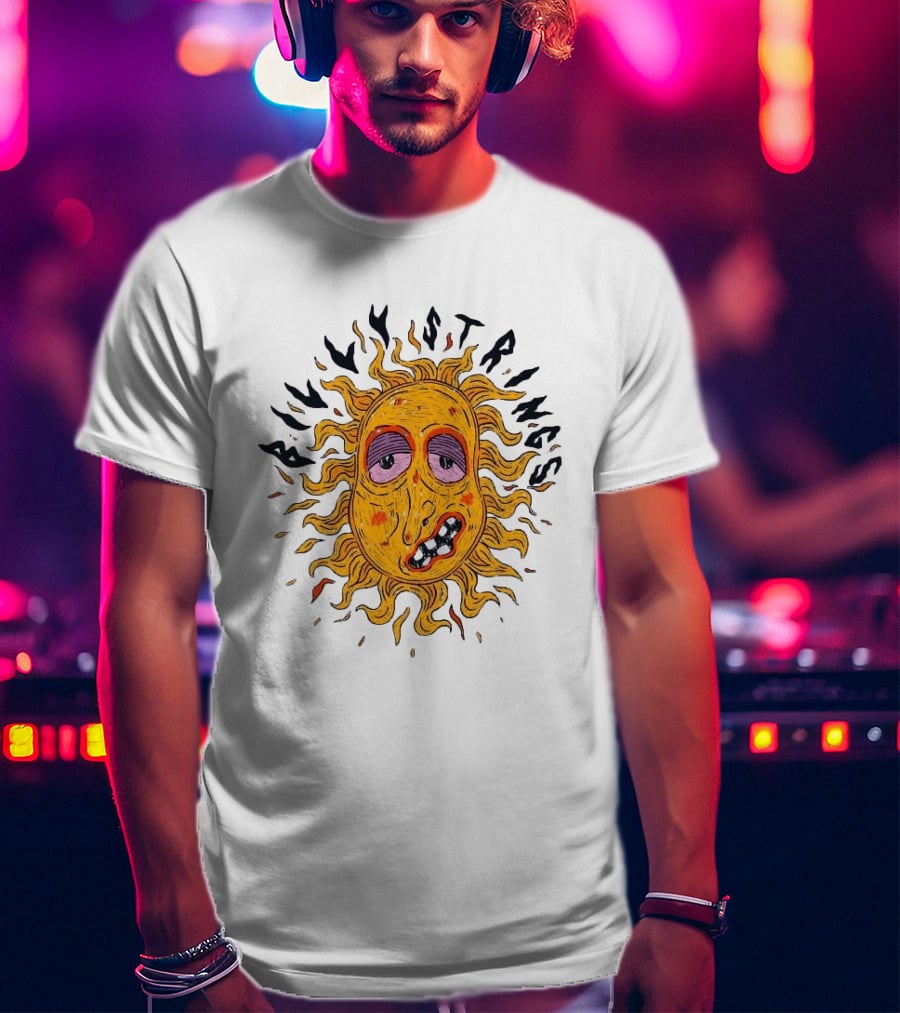 Billy Strings Sun Face Psychedelic Sunburst T-Shirt