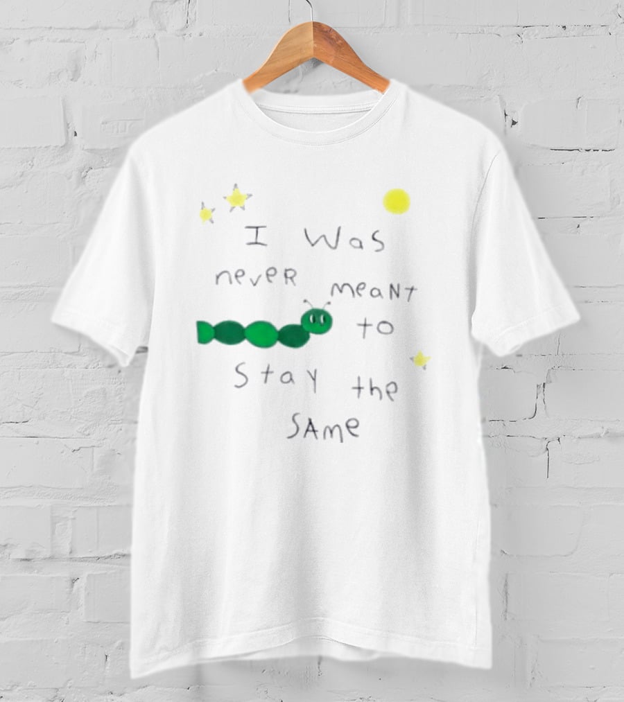 I Was Never Meant To Stay The Same Caterpillar With Stars And Moon T-Shirt