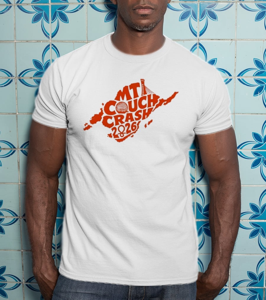 CMT Couch Crash 2026 Orange Island Map Radio Tower T-Shirt