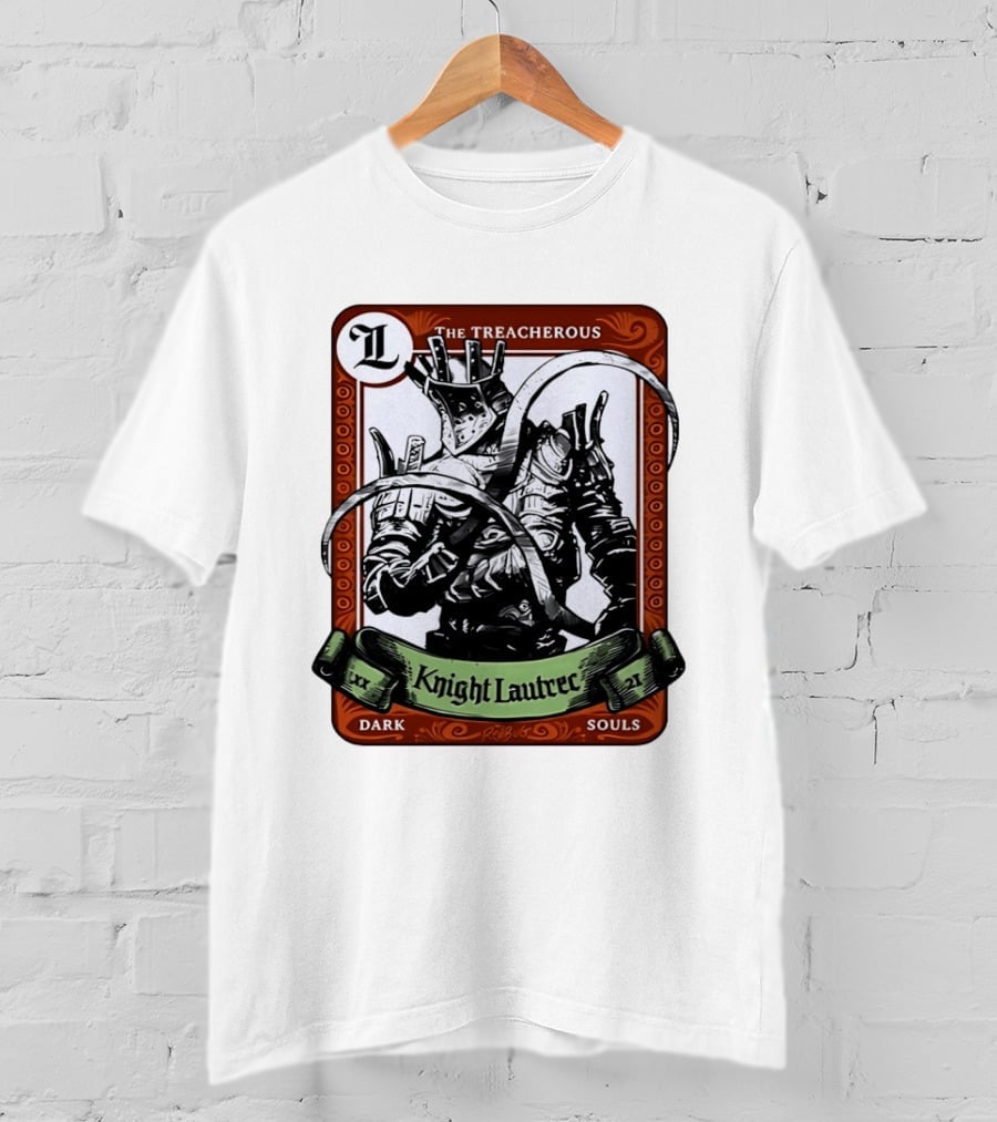 Knight Lautrec The Treacherous Dark Souls Trading Card Art Ribs GG T-Shirt