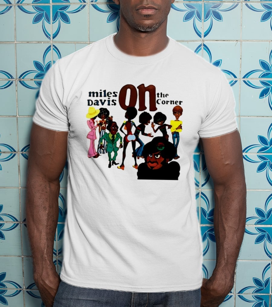 Miles Davis On The Corner Album Characters T-Shirt