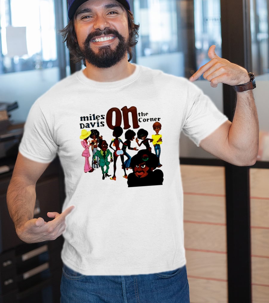 Miles Davis On The Corner Album Characters T-Shirt