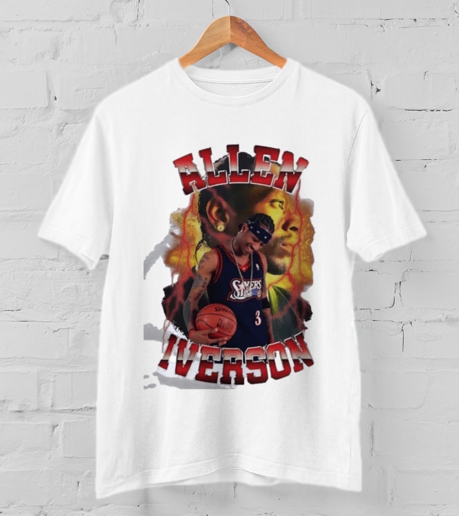 Allen Iverson Philadelphia 76ers Basketball Legend T-Shirt