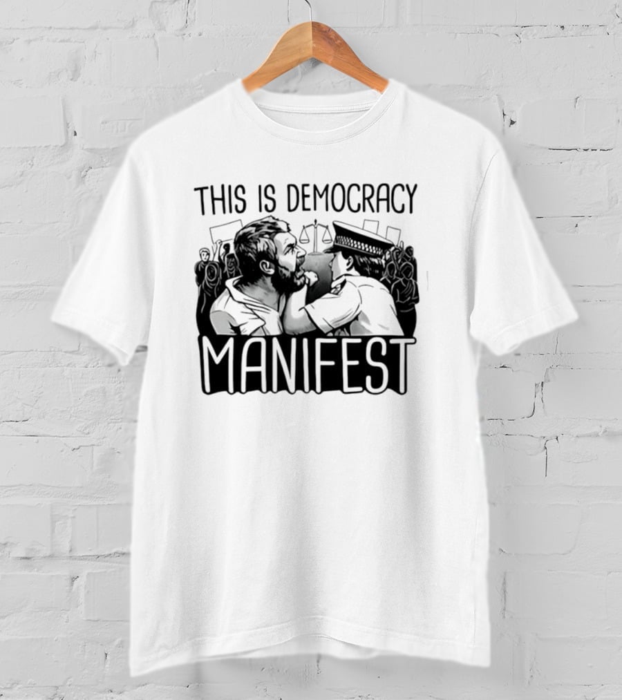This Is Democracy Manifest Iconic Scene Capture T-Shirt