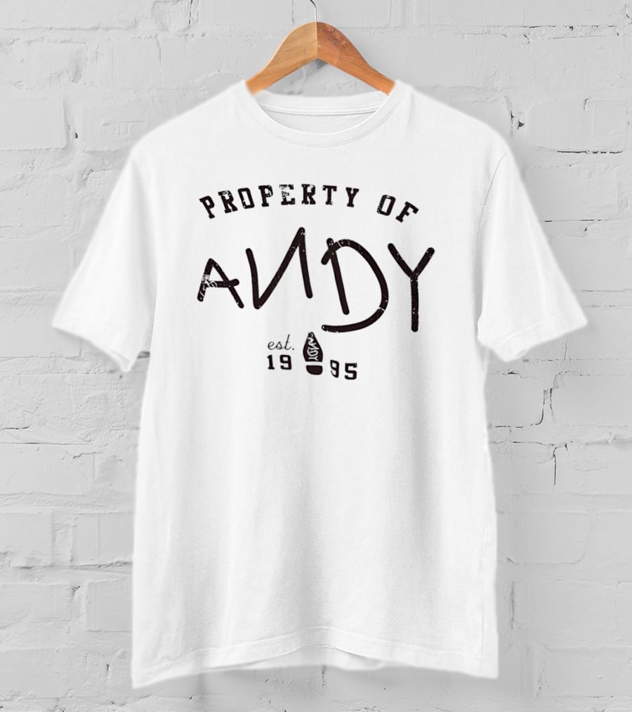 Property Of Andy Est 1995 Pixar Toy Story T-Shirt