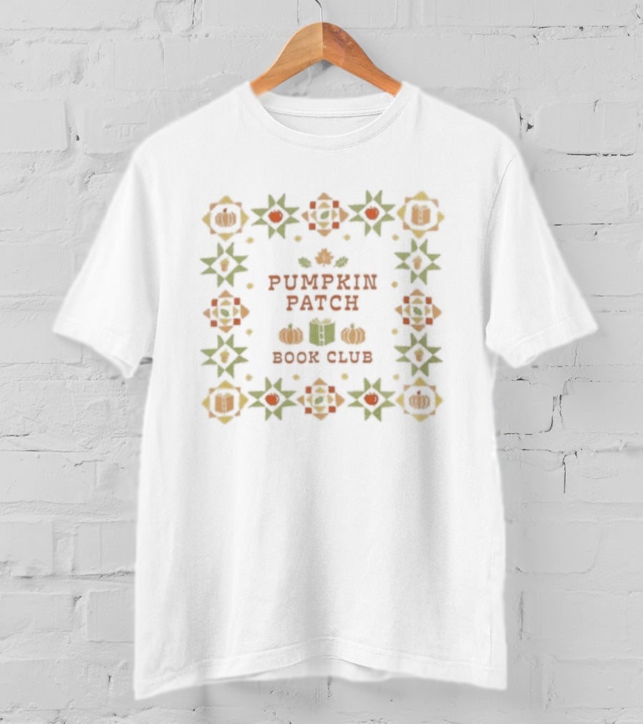 Pumpkin Patch Book Club Autumn Festival Reading Gathering T-Shirt