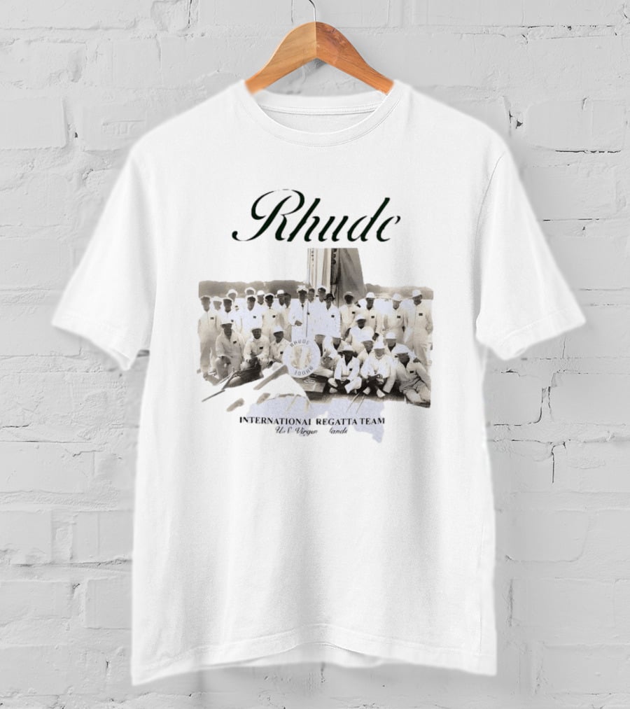 Rhude International Regatta Team US Virgin Islands Crew Photo T-Shirt