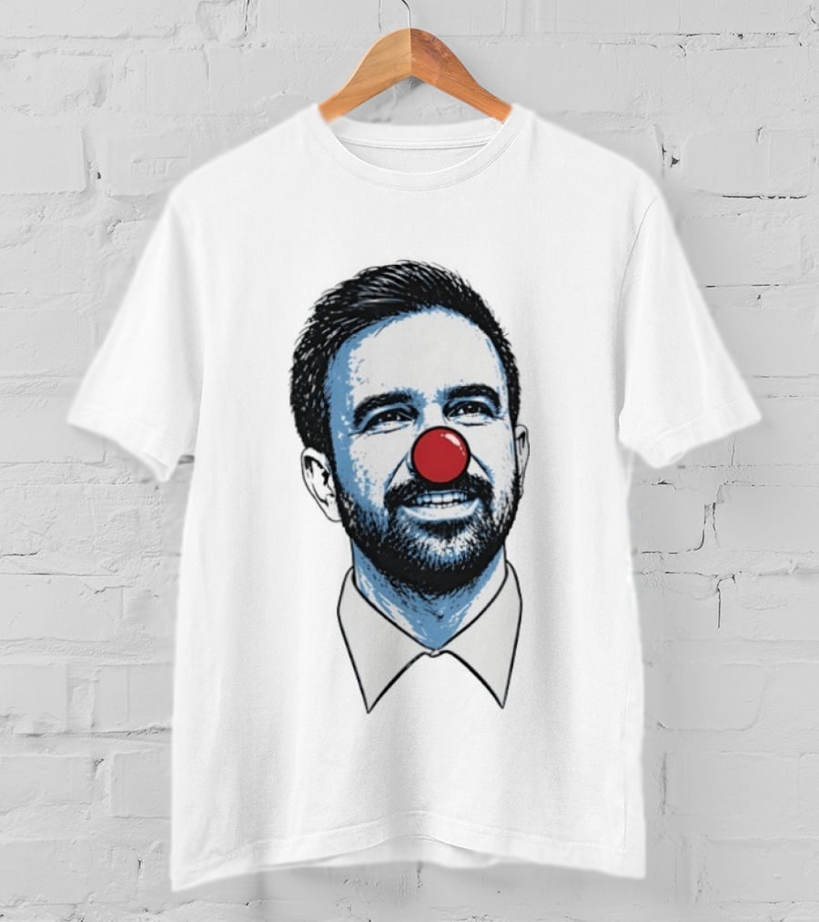 Zohran Mamdani Clown Red Nose New York State Assembly T-Shirt