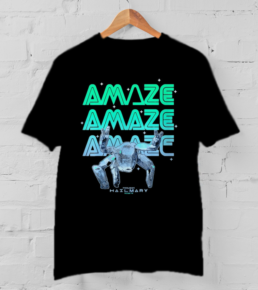 Amaze Project Hail Mary Robot T-Shirt
