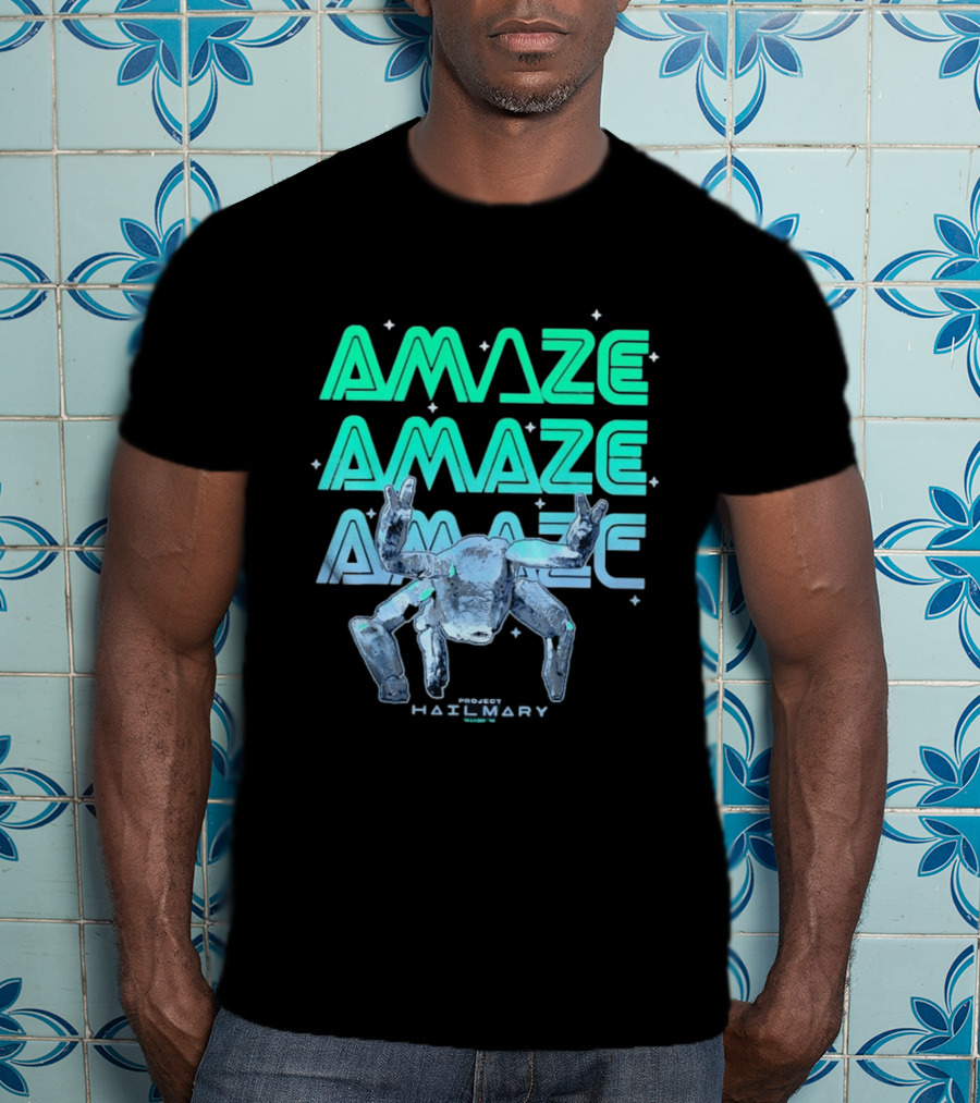 Amaze Project Hail Mary Robot T-Shirt