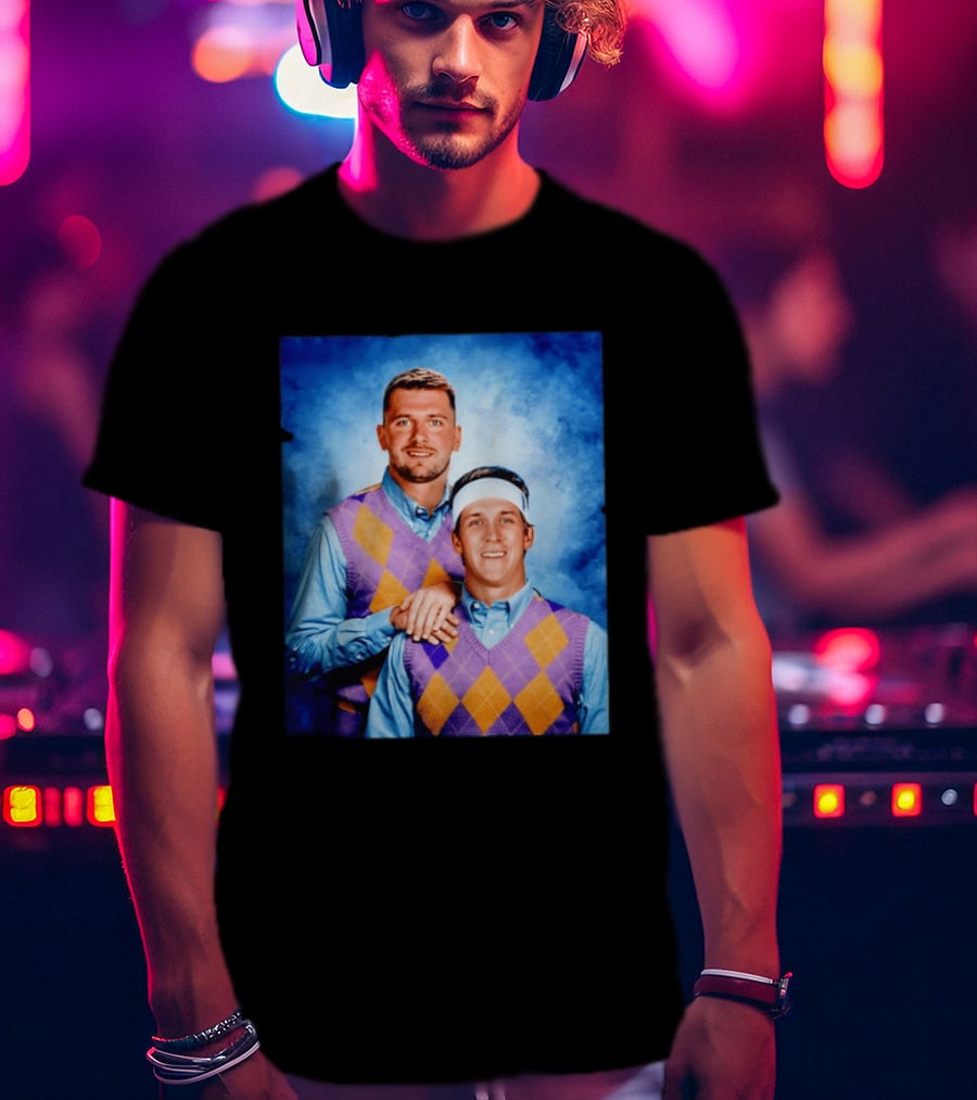 Austin Reaves Luka Doncic Step Brothers T-Shirt