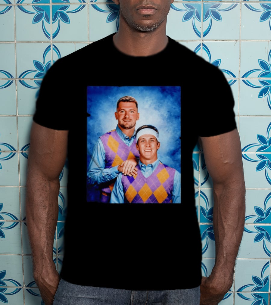 Austin Reaves Luka Doncic Step Brothers T-Shirt