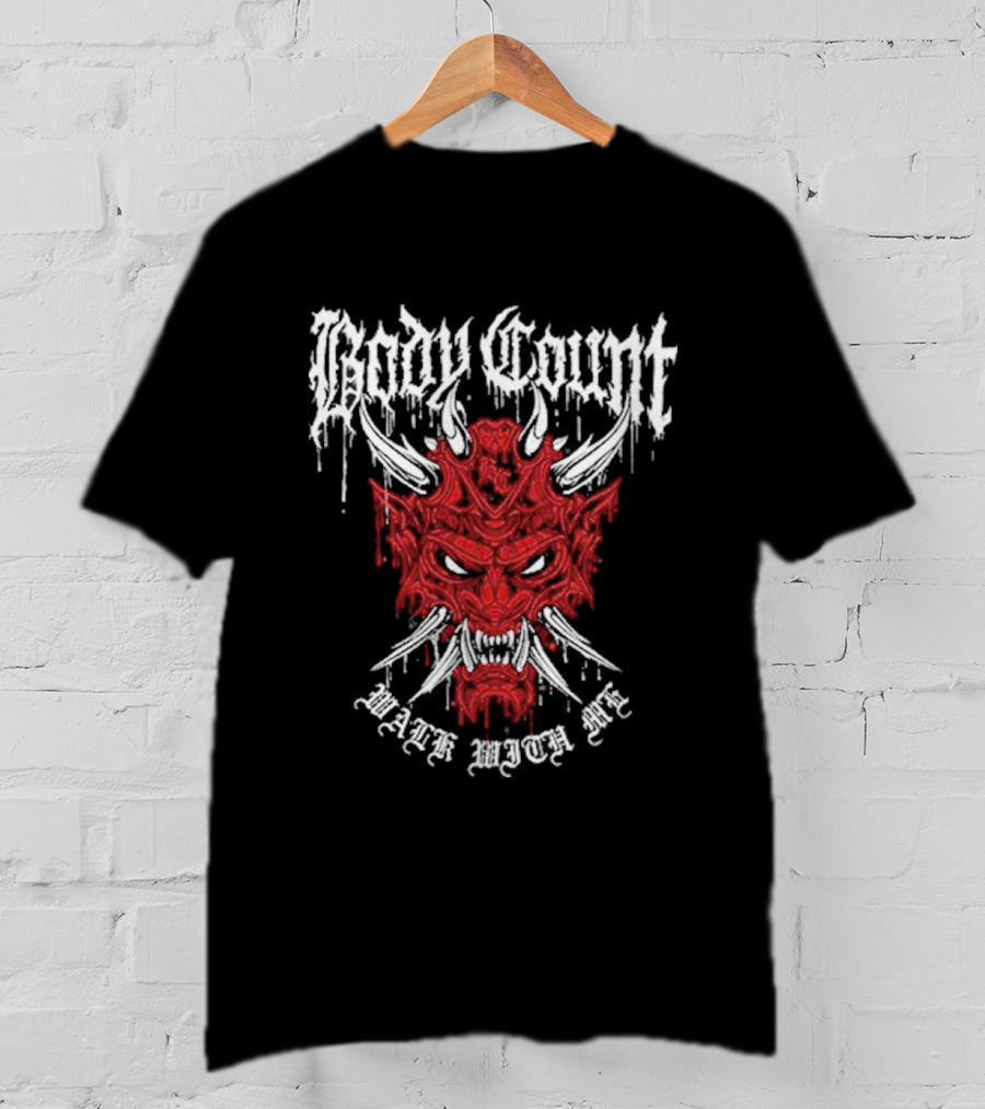 Body Count Work With Me Devil Red Demon Face T-Shirt