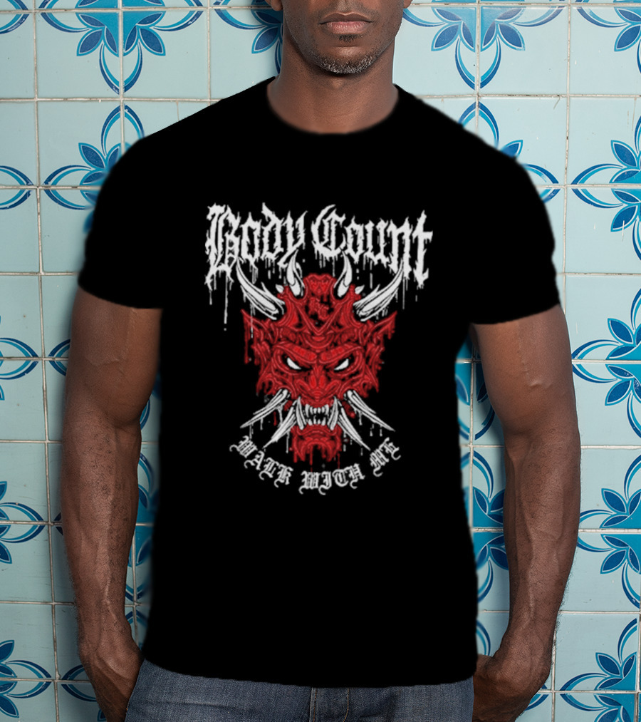 Body Count Work With Me Devil Red Demon Face T-Shirt