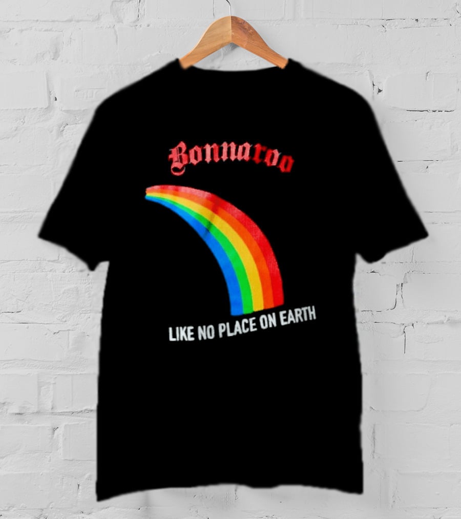 Bonnaroo Rainbow Like No Place On Earth Music Festival T-Shirt