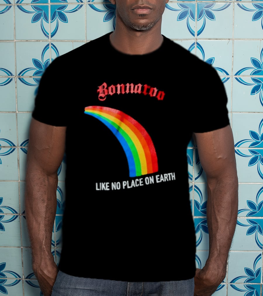 Bonnaroo Rainbow Like No Place On Earth Music Festival T-Shirt