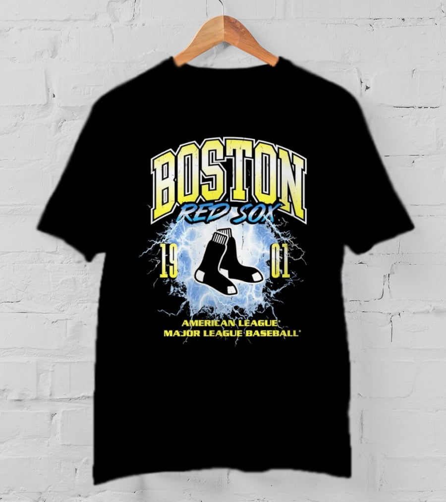 Boston Red Sox 1901 American League Major League Baseball Vintage Retro Sox T-Shirt