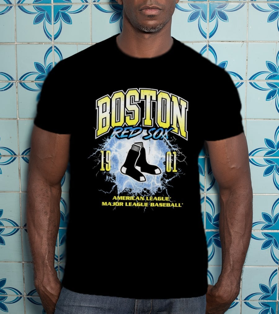 Boston Red Sox 1901 American League Major League Baseball Vintage Retro Sox T-Shirt