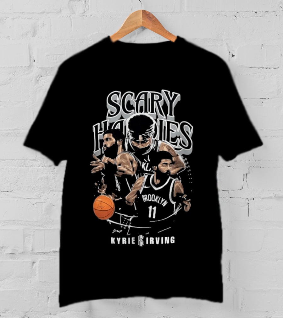 Scary Handles Brooklyn 11 Kyrie Irving T-Shirt